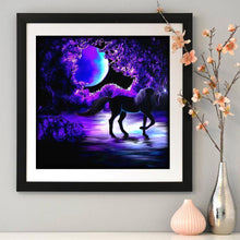 Charger l'image dans la galerie, Cheval - diamant rond complet - 30x30cm