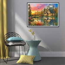 Charger l'image dans la galerie, Paysage - diamant rond complet - 40x30cm