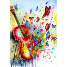 Charger l'image dans la galerie, Guitare - diamant rond complet - 30x40cm