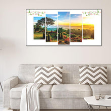 Charger l'image dans la galerie, Forêt de 5pcs - diamant rond complet - 95x45cm