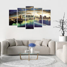 Charger l'image dans la galerie, 5pcs ville - diamant rond complet - 95x45cm