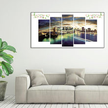 Charger l'image dans la galerie, 5pcs ville - diamant rond complet - 95x45cm