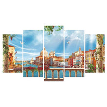 Charger l'image dans la galerie, 5pcs côtière - diamant rond complet - 95x45cm