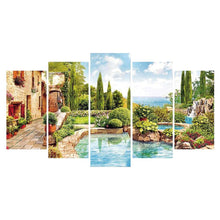 Charger l'image dans la galerie, 5pcs manor - diamant rond complet - 95x45cm