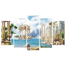 Charger l'image dans la galerie, 5pcs château perdu - diamant rond complet - 95x45cm