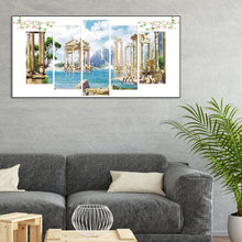 Charger l'image dans la galerie, 5pcs château perdu - diamant rond complet - 95x45cm