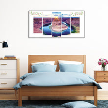 Charger l'image dans la galerie, 5pcs anneau d’eau du lac - diamant rond complet - 95x45cm