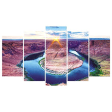 Charger l'image dans la galerie, 5pcs anneau d’eau du lac - diamant rond complet - 95x45cm