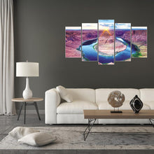 Charger l'image dans la galerie, 5pcs anneau d’eau du lac - diamant rond complet - 95x45cm