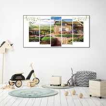 Charger l'image dans la galerie, 5pcs - diamant rond complet - 95x45cm