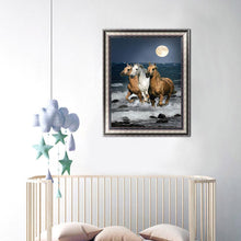 Charger l'image dans la galerie, Cheval - diamant rond complet - 30x40cm