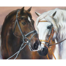 Charger l'image dans la galerie, Cheval - diamant rond complet - 30x40cm