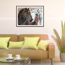 Charger l'image dans la galerie, Cheval - diamant rond complet - 30x40cm