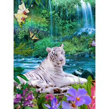Charger l'image dans la galerie, Tigre - diamant rond complet - 30x40cm