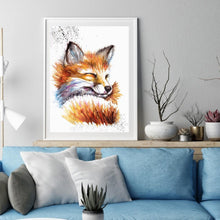 Charger l'image dans la galerie, Loup - diamant rond complet - 30x40cm