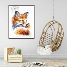 Charger l'image dans la galerie, Loup - diamant rond complet - 30x40cm