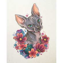 Charger l'image dans la galerie, Léopard - diamant rond complet - 30x40cm