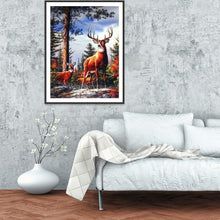 Charger l'image dans la galerie, Élan - diamant rond complet - 30x40cm