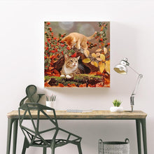 Charger l'image dans la galerie, Chat - diamant rond complet - 30x30cm