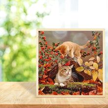 Charger l'image dans la galerie, Chat - diamant rond complet - 30x30cm