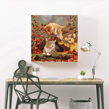 Charger l'image dans la galerie, Chat - diamant rond complet - 30x30cm