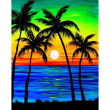 Charger l'image dans la galerie, Arbre de plage - peinture complète de diamant - 30x40cm