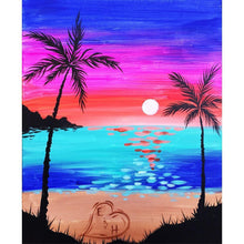 Charger l'image dans la galerie, Arbre de plage - peinture complète de diamant - 30x40cm