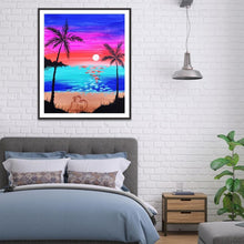 Charger l'image dans la galerie, Arbre de plage - peinture complète de diamant - 30x40cm