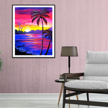 Charger l'image dans la galerie, Arbre de plage - peinture complète de diamant - 30x40cm