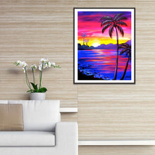 Charger l'image dans la galerie, Arbre de plage - peinture complète de diamant - 30x40cm