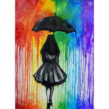 Charger l'image dans la galerie, Fille - diamant rond complet - 30x40cm