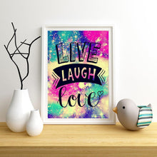 Charger l'image dans la galerie, Mots de ciel étoilé - diamant rond complet - 30x40cm