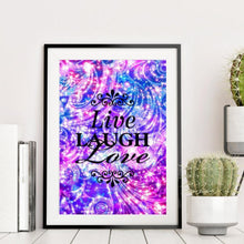 Charger l'image dans la galerie, Mots de ciel étoilé - diamant rond complet - 30x40cm