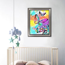 Charger l'image dans la galerie, Papillon - diamant rond complet - 30x40cm