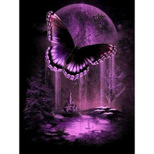 Charger l'image dans la galerie, Papillon - diamant rond complet - 30x40cm