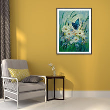 Charger l'image dans la galerie, Papillon - diamant rond complet - 30x40cm