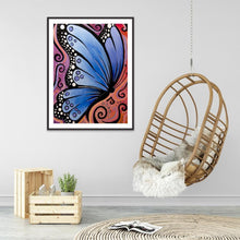 Charger l'image dans la galerie, Papillon - diamant rond complet - 30x40cm