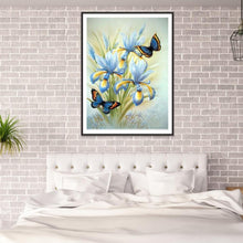 Charger l'image dans la galerie, Papillon - diamant rond complet - 30x40cm