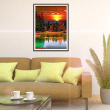 Charger l'image dans la galerie, Paysage - diamant rond complet - 30x40cm