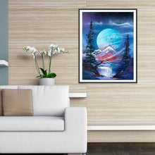 Charger l'image dans la galerie, Paysage - diamant rond complet - 30x40cm