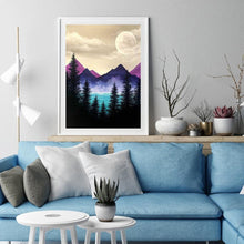 Charger l'image dans la galerie, Paysage - diamant rond complet - 30x40cm