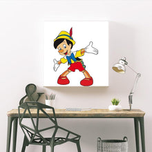 Charger l'image dans la galerie, Pinocchio - diamant rond complet - 30x30cm