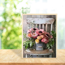 Charger l'image dans la galerie, Fleur - diamant rond complet - 30x40cm