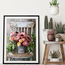 Charger l'image dans la galerie, Fleur - diamant rond complet - 30x40cm