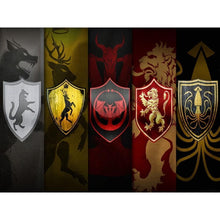 Charger l'image dans la galerie, Bouclier - diamant rond complet - 30x40cm