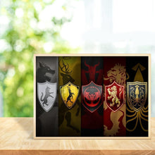 Charger l'image dans la galerie, Bouclier - diamant rond complet - 30x40cm