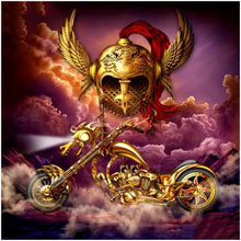 Charger l'image dans la galerie, Moto - diamant rond complet - 30x30cm