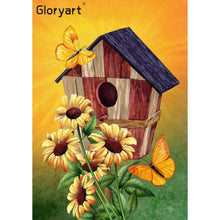 Charger l'image dans la galerie, Gloryart nid d’oiseau - diamant rond complet - 30x40cm