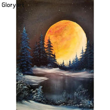 Charger l'image dans la galerie, Gloryart lune - diamant plein rond - 30x40cm