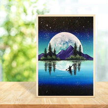 Charger l'image dans la galerie, Gloryart lune - diamant plein rond - 30x40cm